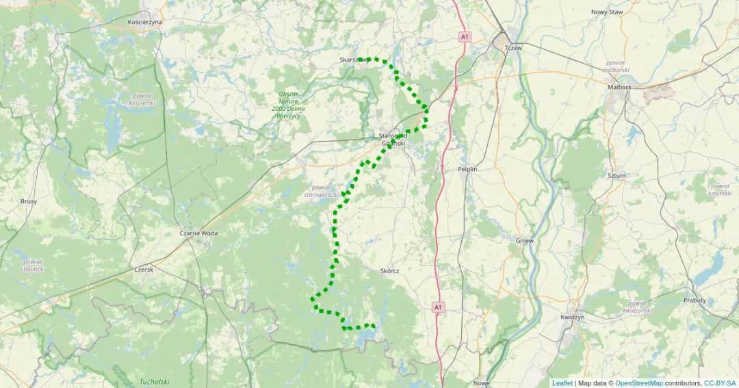 Pobierz mapę kaszubskiej marszruty trasy rowerowe w PDF i planuj wycieczki