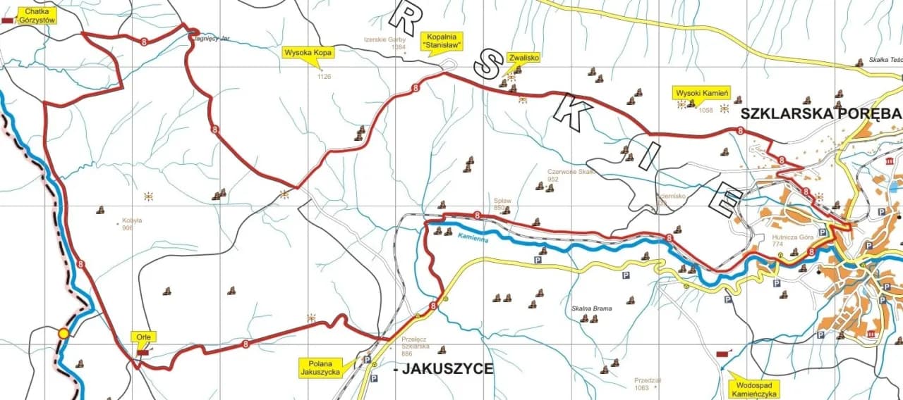 Góry Izerskie trasy rowerowe mapa - najlepsze szlaki i trudności